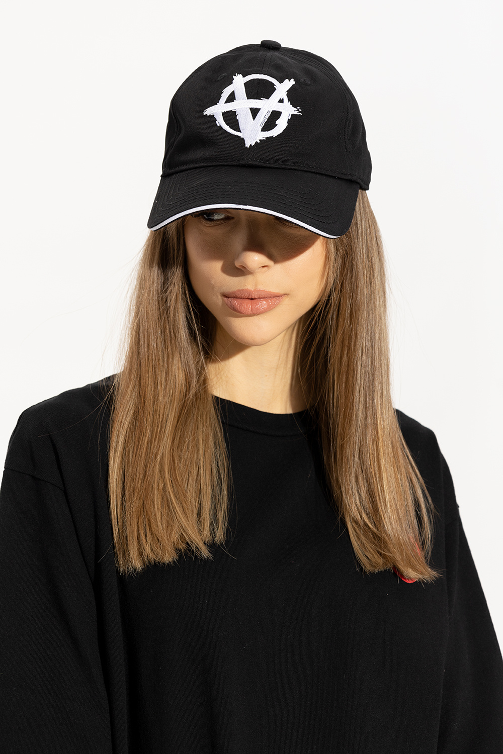 帽子 VETEMENTS ANARCHY CAP / BLK Vetements Anarchy Logo Cap – Hype Vault